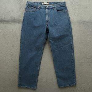Levi's 550 Jeans Mens Size 38x30 Blue Relaxed Fit 100% Cotton Denim Pants